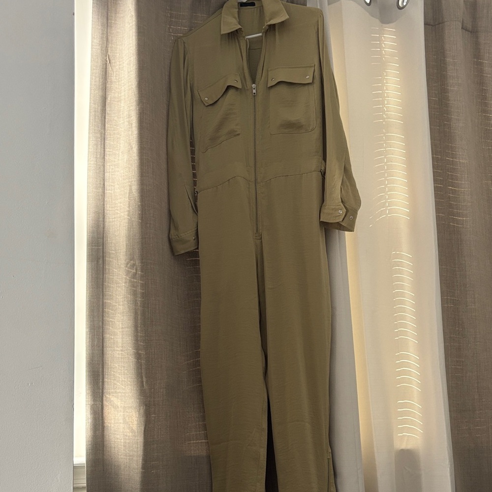 Olive Green Women's Jumpsuit